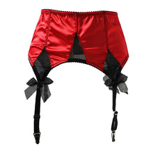 Load image into Gallery viewer, Red Satin garter