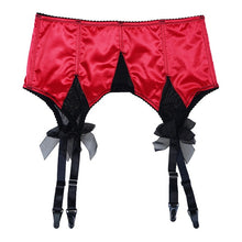 Load image into Gallery viewer, Red Satin garter