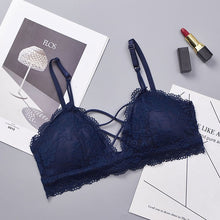 Load image into Gallery viewer, Women's Lace Bra Floral Padded Bralette Z