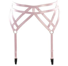 Load image into Gallery viewer, Pink Body Harness garter