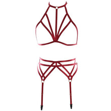 Load image into Gallery viewer, Pink Body Harness garter