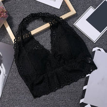 Load image into Gallery viewer, Women Seamless Padded Bras Halter Lace Bralette Z