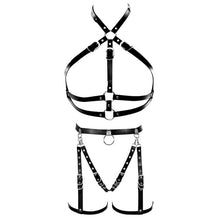 Load image into Gallery viewer, Red Leather Sexy Harness set.
