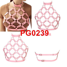 Load image into Gallery viewer, Red Leather Sexy Harness set.