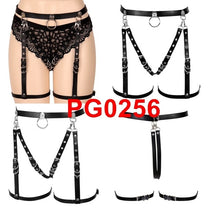 Load image into Gallery viewer, Red Leather Sexy Harness set.