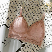 Load image into Gallery viewer, Women Lace Padded Bralette Sexy Bra