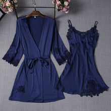 Load image into Gallery viewer, Pajamas Sets Silk Women