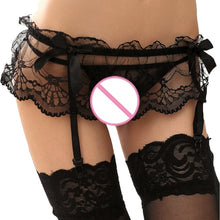 Load image into Gallery viewer, Women Lingeries Sexy Lace Perspective Thigh-Highs Garter