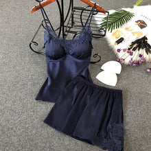 Load image into Gallery viewer, Pajamas Sets Silk Women
