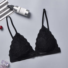 Load image into Gallery viewer, Deep V Lace Bralette Wireless Bra