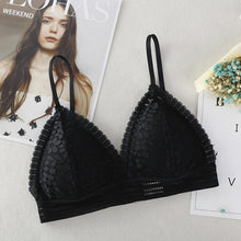 Load image into Gallery viewer, Deep V Lace Bralette Wireless Bra