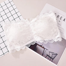 Load image into Gallery viewer, Deep V Lace Bralette Wireless Bra
