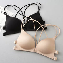 Load image into Gallery viewer, Hollow Out Bralette Seamless Deep V Lace Girl Women Bra Z