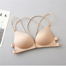 Load image into Gallery viewer, Hollow Out Bralette Seamless Deep V Lace Girl Women Bra Z
