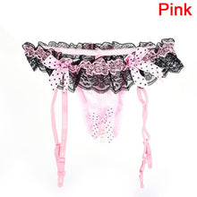 Load image into Gallery viewer, Sexy Women Open Crotch Pearl Panties Garter