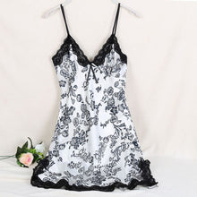 Load image into Gallery viewer, Ladies Sexy Silk Satin Night Dress