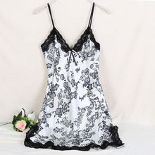 Load image into Gallery viewer, Ladies Sexy Silk Satin Night Dress